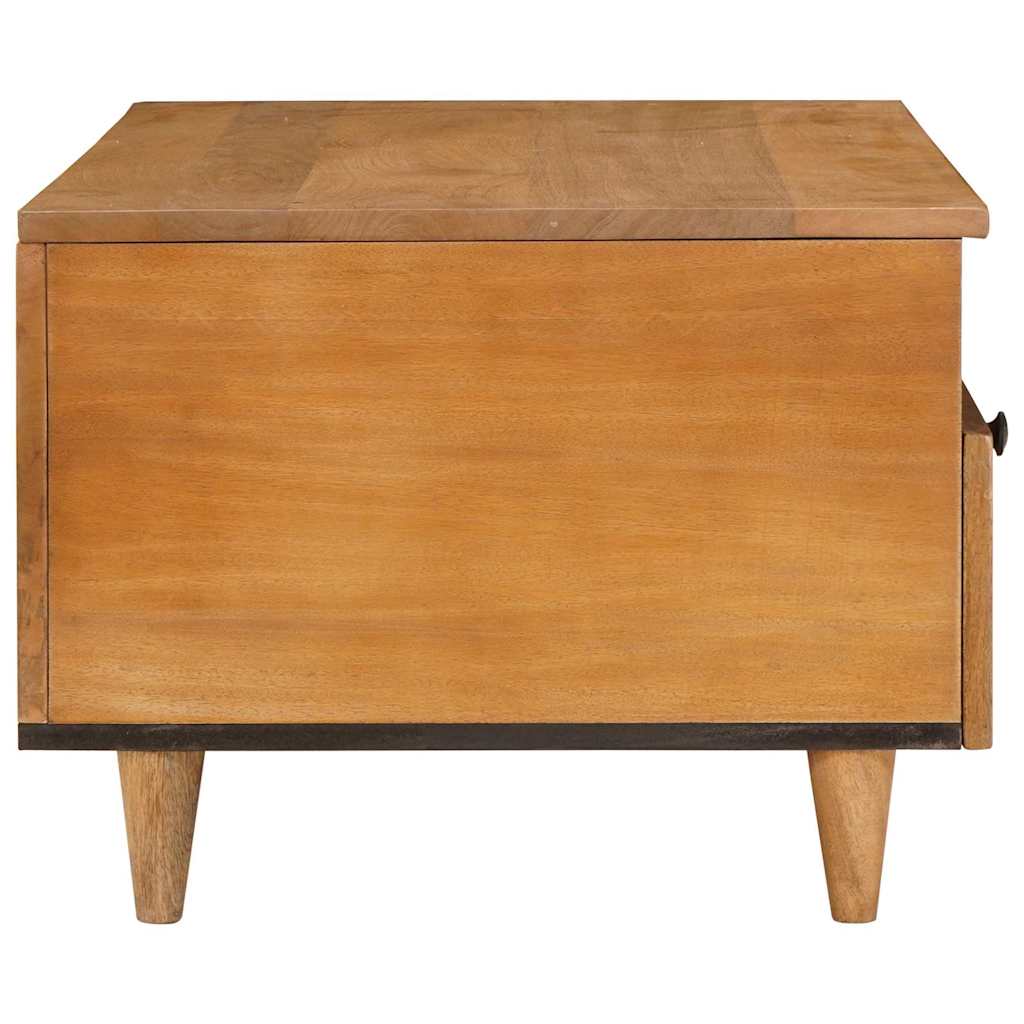 Coffee Table Light brown 80 x 54 x 40 cm Solid mango wood